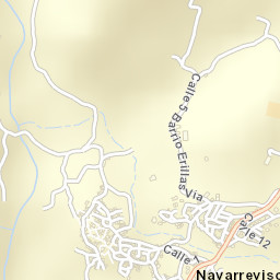 Navarrevisca Street Map