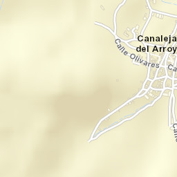 Canalejas del Arroyo Street Map