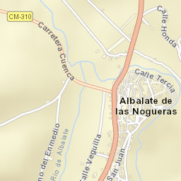 Albalate de las Nogueras Street Map