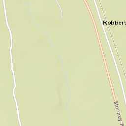 Robbers Creek California Street Map