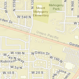 15 South 1300 West, Pleasant Grove, UT Street Map