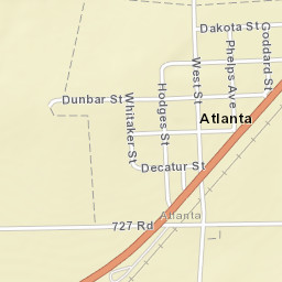 Goddard Street, Atlanta, NE 68923, USA Street Map