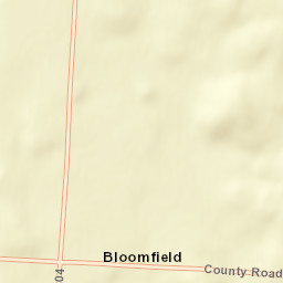 Bloomfield Ohio Street Map