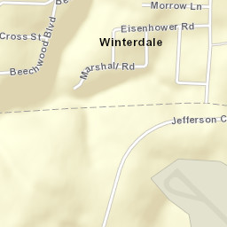Winterdale Ohio Street Map