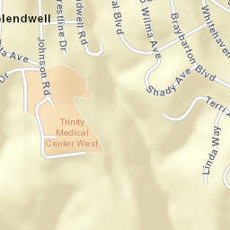 Glendwell Ohio Street Map