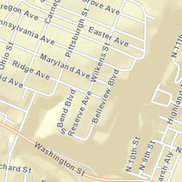 La Belle View Ohio Street Map