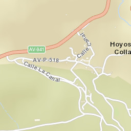 Hoyos del Collado Street Map