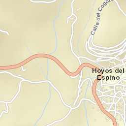 Hoyos del Espino Street Map