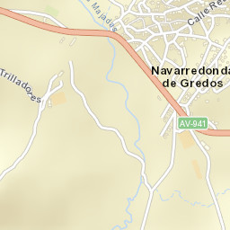 Navarredonda de Gredos Street Map