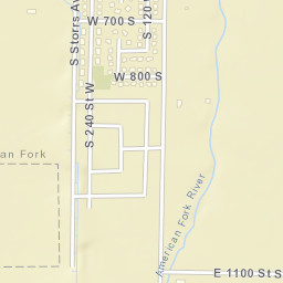 6800-7324 100 West, American Fork, UT Street Map