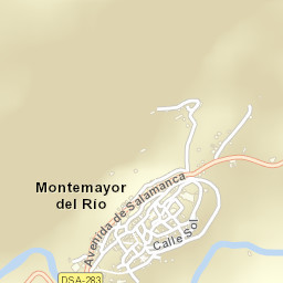 Montemayor del Río Street Map