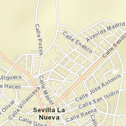 Sevilla La Nueva Street Map
