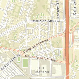 Villaverde Street Map