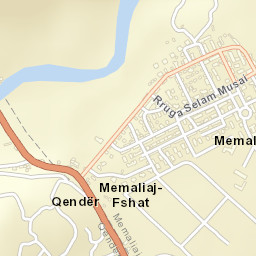 Memaliaj Street Map