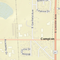 Campion Street Map