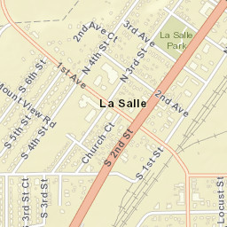 La Salle Street Map