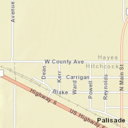 117-127 Highway 25A, Palisade, NE 69040 Street Map