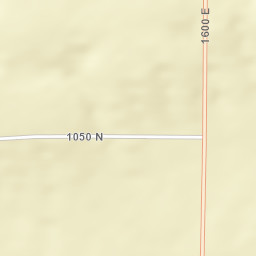 1048 North County Road 1600, Basco, IL Street Map