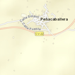 Peñacaballera Street Map