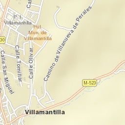 Villamantilla Street Map