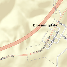 Bloomingdale Ohio Street Map