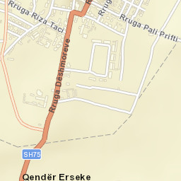Ersekë Street Map