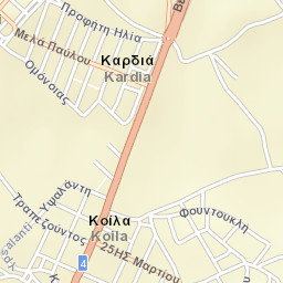Koíla Street Map