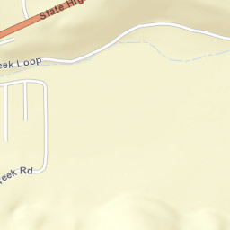 Paynes Creek California Street Map