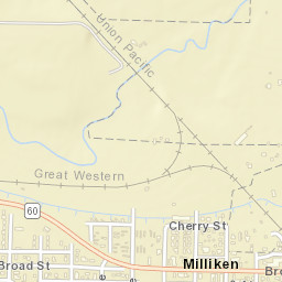 Hillsboro Colorado Street Map