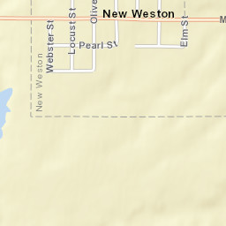 New Weston Ohio Street Map