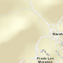 Navahondilla Street Map