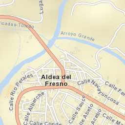 Aldea del Fresno Street Map