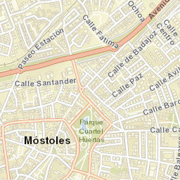 Móstoles Street Map