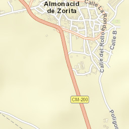 Almonacid de Zorita Street Map