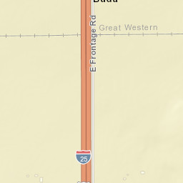 Buda Colorado Street Map
