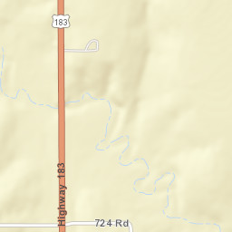 U.S. 183, Holdrege, NE 68949, USA Street Map