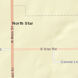 North Star Ohio Street Map
