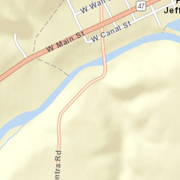 Port Jefferson Ohio Street Map