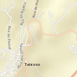 Teixoso Street Map
