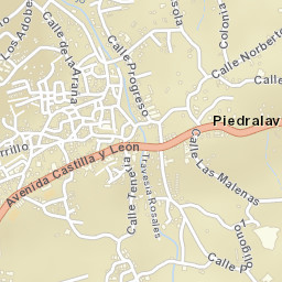 Piedralaves Street Map
