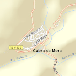Cabra de Mora Street Map