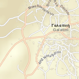 Galatiní Street Map