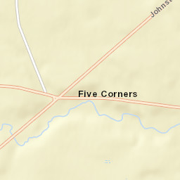Five Corners Ohio Street Map