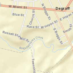 De Graff Ohio Street Map