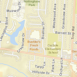 Lexington Glen Ohio Street Map