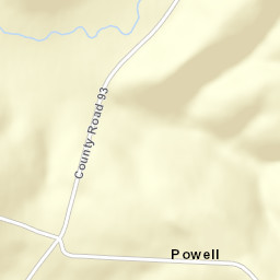 Powell Ohio Street Map