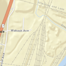 Deandale Ohio Street Map