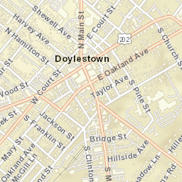 54 E State St, Doylestown, PA 18901 Street Map