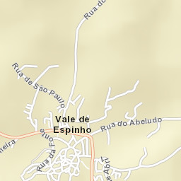 Vale de Espinho Street Map