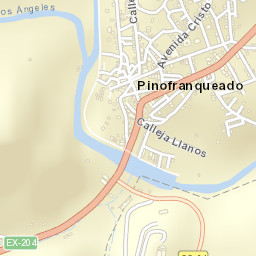 Pinofranqueado Street Map